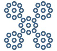 Roulement Jouets Rc Pour Traxxas Pour Slash Pour Rustler Pour Stampede 50 Roulements À Billes MR115 2RS Pièces De Rechange Pour Mise À Niveau Ou Réparation