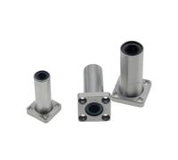 Roulement linéaire à bride de type LMK10LUU LMK10UU LMK8UU LMK12UU LMK16UU LMK6UU LMK20UU LMK12LUU de 10mm for tige linéaire d'imprimante 3D, 1 pièce(LMK16UU)