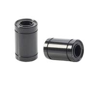 Roulement linéaire LM8uu LM8luu, bague de tige chromée noire for imprimante 3D THE 100 Prusa I3 Mk3S Maker TWCS, mise à niveau de l'accélérateur(LM8-UU,4Pcs)