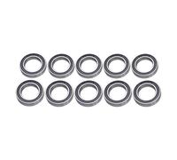 Union Cb-081 6802 2rs Bearings 10 Units Argenté 15 x 24 x 5 mm
