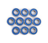 Roulement miniature, 10 pièces MR115-2RS roulement en acier à double blindage roulements à billes à gorge profonde miniatures 5x11x4mm pour imprimante 3D, quadrirotor ou modèle