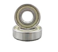 Roulement miniature Lot de 2 roulements à billes gorge profonde 6200-6204 ZZ en acier chromé, roulement précision diamètre extérieur 30-47 mm for VTT(17x40x12mm)