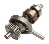 Roulement oscillant pour marteau au lithium WU390 WX390 - Pièce de rechange - Construction métallique - Longueur : 63,5 mm - Argent - Compatible avec les modèles