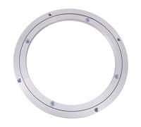 Roulement Pivotable en Aluminium Silencieux et Robuste, Plate-Forme en Aluminium pour Expositions, Commerce et Service, Roulement Pivotable en Aluminium Léger, pour Table de Service H8,5 cm x 10 cm