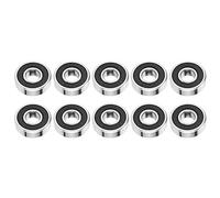 Roulement Profond, 10pcs 6000-2RS Roulements à Billes à Gorge Profonde Scellés en Caoutchouc 10mm * 26mm * 8mm, Acier à Faible Bruit pour Projets d'Arbre/Tige de 10mm