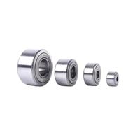 Roulement, roulements à billes, gorge profonde. Support aiguilles NATR/NUTR/NATV/5/6/8/10/12/15/17/20/25/30/35/40/45/50 PP 1 pièces,Capacité de charge élevée(NATR6PP 6x19x12mm)