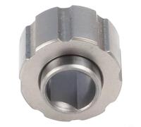 Roulement unidirectionnel à 10 broches modifié unidirectionnel pour moulinets ABU P4 MAX4SX, Garcia et Baitcast - Pièce de rechange pour moulinet de pêche, manchon métallique inclus, finition argentée