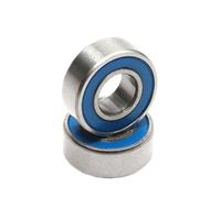 Roulements, 10 pièces ABEC-5 MR85-2RS MR85 2RS MR85 RS MR85RS 5x8x2.5 Mm roulements à billes miniatures scellés en caoutchouc bleu à gorge profonde,Compatibilité polyvalente(ABEC 3)