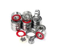 Roulements 16 pièces patins à roues alignées portant 608RS de planche roulettes roulement patinage Longboard roulements ABEC-9 608