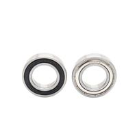 roulements, 2 pièces 6204ZZ 6204-2RS 6204 2RS 20x47x14mm Mini roulement à billes Miniature gorge profonde(6204ZZ)