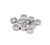 Roulements, 2 pièces ABEC-7 6x12x4Mm Miniature MR126Z roulement à billes MR126 ZZ