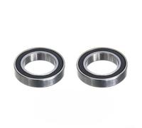 Roulements, 6802RS 15 x 24 x 5 mm en acier scellé en caoutchouc pour VTT et vélos de route, pièces de rechange à section mince (2 pièces)