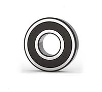 Roulements à billes, 1 pièces 6300-2RS 6301-2RS 6302-2RS roulements à billes gorge profonde en caoutchouc blindé roulement acier(6300 2rs(10x35x11mm))