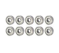 Roulements à billes, 10/20 pièces roulements à billes gorge profonde 607ZZ charge lourde métal scellé roulement Miniature carbone(625zz,20pcs)