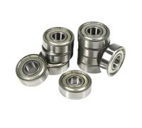 Roulements à billes 608Z 608ZZ ABEC-7 à gorge profonde 8 x 22 x 7 mm, mini roulements à billes en acier au carbone for skateboard, scooter, imprimante 3D(50pcs)