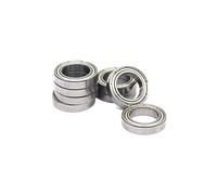 Roulements à billes 6800ZZ 10 x 19 x 5 mm ABEC-3, lot de 10 pièces, boîtier en fonte massive, palier auto-alignant for machines industrielles