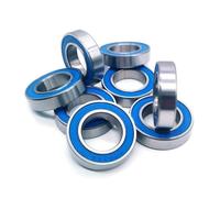 Roulements à billes 6903RS 17 x 30 x 7 mm, moyeux de vélo avant et arrière 6903 2RS, 17 x 30 x 7 mm, roulements à billes bleus scellés, 4 pièces