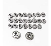 Roulements à billes à bride 3D F623ZZ, 25 pièces, roulements à gorge profonde 3x10x4mm for imprimantes, tondeuses à gazon et projets de bricolage(25PCS F623zz)