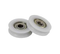 Roulements à billes à gorge en U 625, poulie ronde, roulement à billes, roue for portes, fenêtres, poulies de douche, roue de guidage de tiroir(1PC A4)