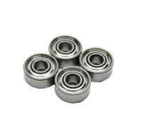 Roulements à billes à gorge profonde, 10 pièces, roulements miniatures en acier inoxydable 4 x 10 x 4 mm SMR104C, roulements hybrides en céramique SMR104CZZ
