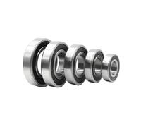 Roulements à billes à gorge profonde, Double blindage, joint en caoutchouc, pièces de Skateboard, 608 6200 6201 6202 6203 6204 6205 6206 RS 2RS, 10 pièces(6203RS 17x40x12mm)