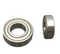 Roulements à billes à gorge profonde en acier chromé 6200 6201 6202 6203 6204 6205 6206 6207 2RS DDU ZZ Pièces de rechange for skateboard(6206 ID30xOD62x16mm,DDU)
