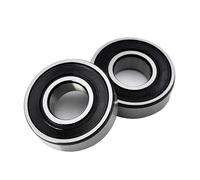 Roulements à billes à gorge profonde en acier chromé, diamètre intérieur 12 mm, 10 pièces, 6001 2RS ZZ 12 x 28 x 8 mm 6001RS 6001Z DDU 2Z(6001 2RS Premium)