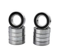 Roulements à billes à gorge profonde en acier chromé for vélos, 10 pièces, 6903 2RS ZZ 17 x 30 x 7 mm, 6903RS 6903Z 6903ZZ 2Z, diamètre intérieur 17 mm(6903 ZZ Normal)