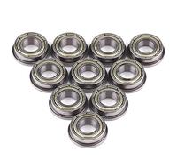 Roulements à Billes,Akozon 10 pièces F688ZZ 8 * 16 * 5mm Double a Protégé Les Speed Bearings Roulements à Billes en Acier en Métal pour moteur