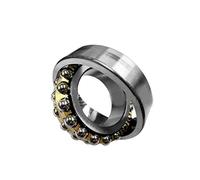 Roulements à billes auto-aligneurs à deux rangées 1200-1207 - Acier à roulement durable for machines industrielles(1204 20x47x14)