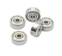 Roulements à billes en acier chromé, 20/10 pièces 623zz 624zz 625zz 626zz 635zz 608zz 688zz, pièces d'imprimante 3D, roulements, poulies, accessoires(20pcs 624ZZ)