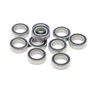 Roulements à billes gorge profonde 609ZZ 9x24x7mm, 10 pièces, roulements de pièce main 609 RS 2RS for moteurs industriels puissants, alésage 9mm(609RS 9x24x7)