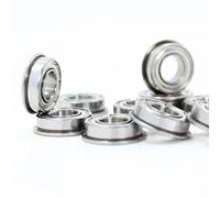 Roulements à billes haute précision F688ZZ for imprimantes 3D de bureau - 10 pièces, 8 x 16 x 5 mm, acier trempé, scellés