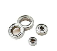 Roulements à billes hybrides en céramique et acier inoxydable, 2 mm, 3 mm, 4 mm, 5 mm, 6 mm, 7 mm, 8 mm, 10 mm, roulements miniatures blindés for moulinet de pêche(10x15x4mm)