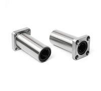 Roulements à billes linéaires à bride 4 pièces, modèle n° LMF6LUU-LMF20LUU, principalement utilisé for les pièces CNC, les imprimantes 3D, les équipements d'automatisation, les rails, Etc.(LMK12LUU)