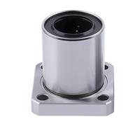 Roulements à billes linéaires à bride carrée LMK40UU, diamètre intérieur 40 mm, diamètre extérieur 60 mm, longueur 80 mm avec joint en caoutchouc double face pour CNC, imprimante 3D 1 pièce