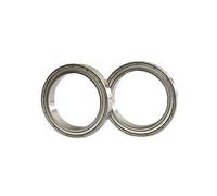 Roulements à billes minces 10 x 15 x 4 mm avec boîtier en fonte - 20/50 pièces. Roulements à palier auto-alignants.(20pcs)