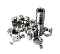 Roulements à billes miniatures 3x6x2,5 5x10x4 5x11x4 6x12x4 10x15x4 mm Alésage 2 mm 3 mm 4 mm 5 mm 6 mm 7 mm 8 mm 9 mm 10 mm Petit roulement étanche(10Pcs,6x17x6mm)