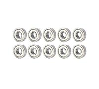 Roulements à billes miniatures à gorge profonde 608ZZ 623ZZ 626ZZ 687ZZ pour skateboard, scooter et imprimantes 3D,607 ZZ,10 pièces - C