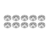 Roulements à billes miniatures en acier inoxydable à haute vitesse 10pcs S6206ZZ 62x30x16mm avec couvercles de poussière pour l'équipement de machines industrielles