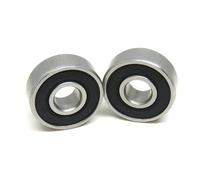 Roulements à billes miniatures en acier inoxydable S606RS 6 x 17 x 6 mm, 10 pièces