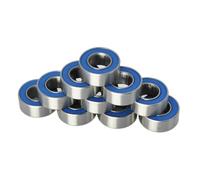 Roulements à billes miniatures en acier inoxydable SMR105 2RS, 5x10x4mm, DDU, diamètre intérieur 5mm, vitesse 1050 MR105, compatibles avec divers, 10 pièces