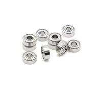 Roulements à billes miniatures MR1660ZZ ABEC-7, 10 pièces, 6x16x5mm, MR1660 R1660 Z ZZ Lucky,Durabilité améliorée