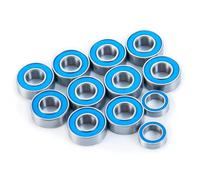 roulements à billes Pour Tamiya Pour Blackfoot Pour Monster Pour Beetle Pour Mud Pour Blaster Pour Fast Pour Attack RC Voiture Sur Chenilles Kit De Roulement À Billes 12 Pièces