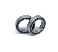Roulements à billes S6701 ZZ, 12 x 18 x 4 mm, section fine, auto-alignants, avec blindage métallique, for usage industriel, 10 pièces(Rubber Seals)