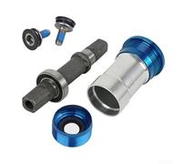 Roulements à cartouche de pédalier scellés pour vélo carré conique avec coque en aluminium et double design étanche pour VTT (68 x 116 mm)