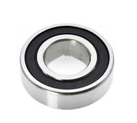 Roulements à gorge profonde en acier chromé, 2 pièces, 6200 6201 6202 6203 6204 6205 6206 2RS RS 6000 6001 6002 6003 6004 6005 Kit de roulement de roue Avant Arrière(6202-2RS 15X35X11mm)