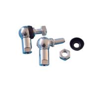 Roulements à rotule en forme de L 1 pièce de goujon à rotule universel pour voiture, joint à rotule CS8, CS10, CS13, CS16, CS19, M5, M6, M8, M10, M12, M14, M16(M8x1.25 with Seals,Right Thread)