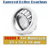 Roulements À Rouleaux Coniques Pour Motos, 30205, 25x52x16mm, 1 Pièce, 7205e, 30205a, 30205j2/Q