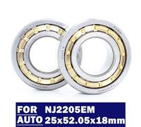 Roulements À Rouleaux Cylindriques 25x52.05x18mm, Cage En Laiton À Une Rangée, 2505k + 0.05mm Pour Motos Ij Planet 5 Sport